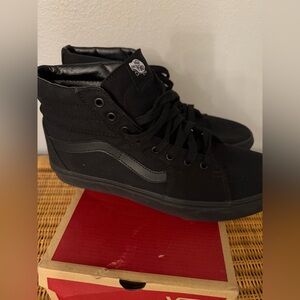 Vans Sk8-Hi All Black Men’s 12 High Top Sneakers